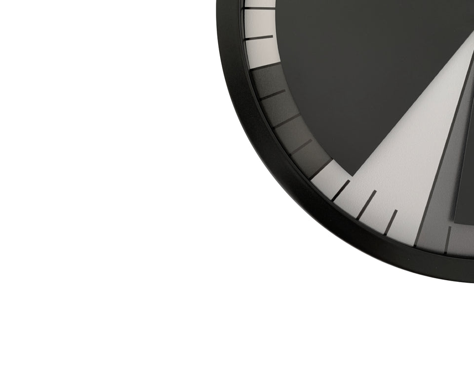 TIAN Wall Clock Black/White